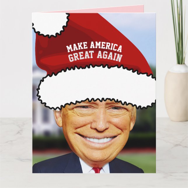 CARTÕES DE NATAL DE TRUMP DONALD - TREMENDO! (Frente)