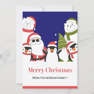 Cartões de Natal de Urso Polar, Gnome Papai Noel P