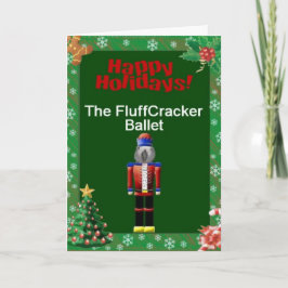 Cartões de Natal do balé de Fluffcracker do
