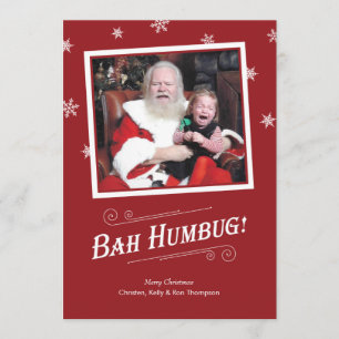 Cartões de Natal do bebê da farsa de Bah