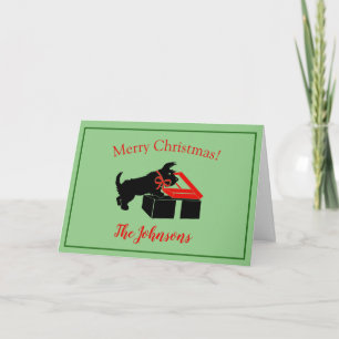 Cartões de Natal do Cachorro Scottie Terrier