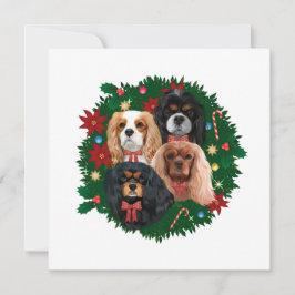 Cartões de Natal do Cavalier King Charles Spaniel