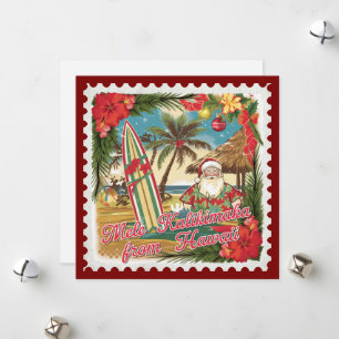 Cartões de natal do Hawaii Holiday Card