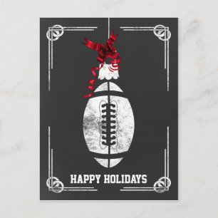 cartões de Natal do jogador de futebol do quadro