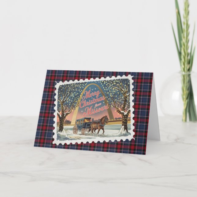 Cartões de natal do Missouri (Frente)