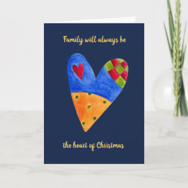 Cartões de natal do Natal do amor da família do