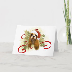 Cartões de Natal do Rei Charles Spaniel