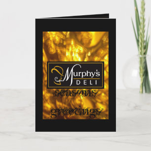 cartões de natal do supermercado fino de murphy