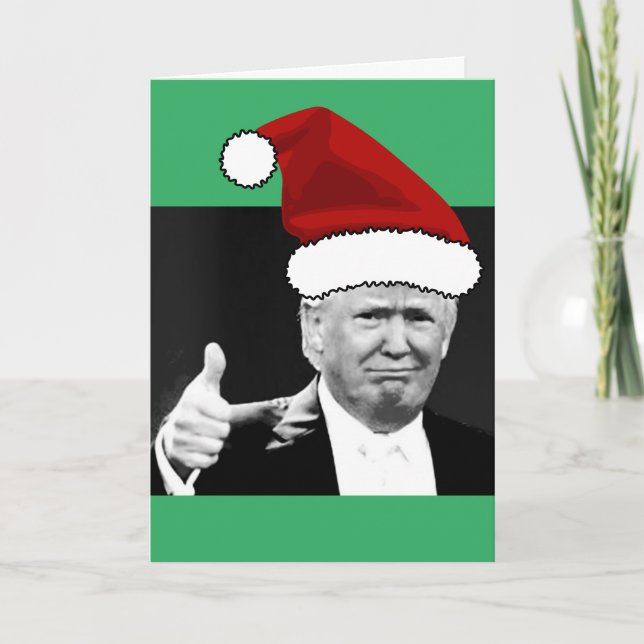 CARTÕES DE NATAL DONALD TRUMP (Frente)