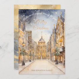 Cartões de Natal Dourados, a maior mágica do ano