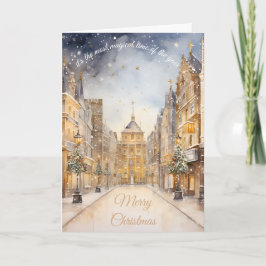 Cartões de Natal Dourados, a maior mágica do ano