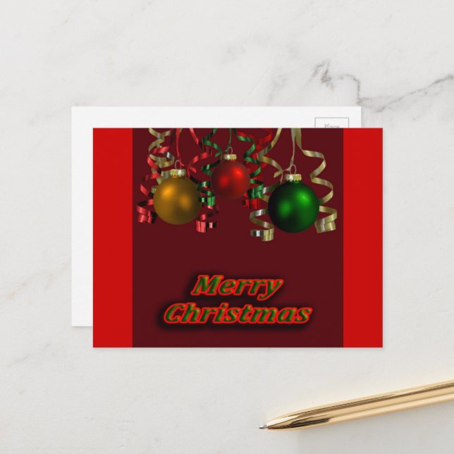 Cartões de Natal e Fitas (Frente/Verso In Situ)