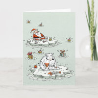 Cartões de natal ecológicos