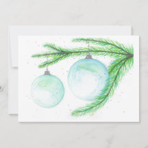 Cartões de Natal enfeites de natal