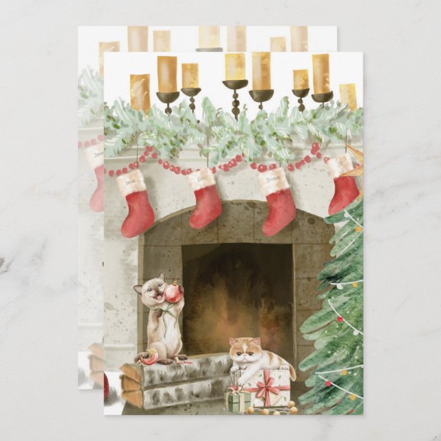 Cartões de Natal Engraçado 4 (Frente/Verso)