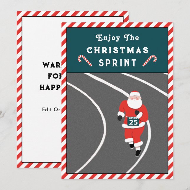 Cartões de Natal Engraçados (Frente/Verso)