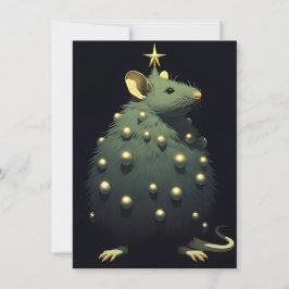 Cartões de Natal Engraçados de Rato