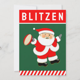 Cartões de Natal engraçados de rugby