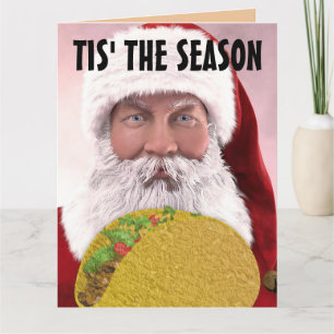 CARTÕES DE NATAL ENGRAÇADOS DO PAPAI NOEL TACO