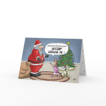 Cartões de Natal engraçados: Parar de Juízar