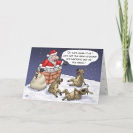 Cartões de Natal engraçados: Preso