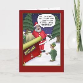 Cartões de Natal engraçados: Tinir que?