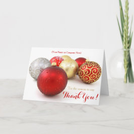 Cartões de Natal feitos sob encomenda do negócio