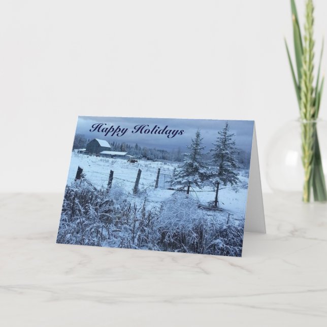 Cartões de natal felizes (Frente)