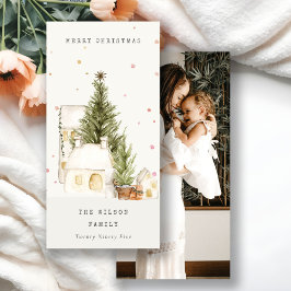 Cartões de natal Fotográficos de Casas de Árvore B