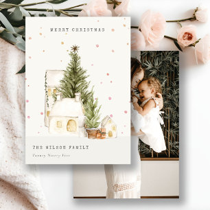 Cartões de natal Fotográficos de Casas de Árvore B