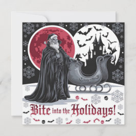 Cartões de Natal Góticos E Vampiros Crimson Moon