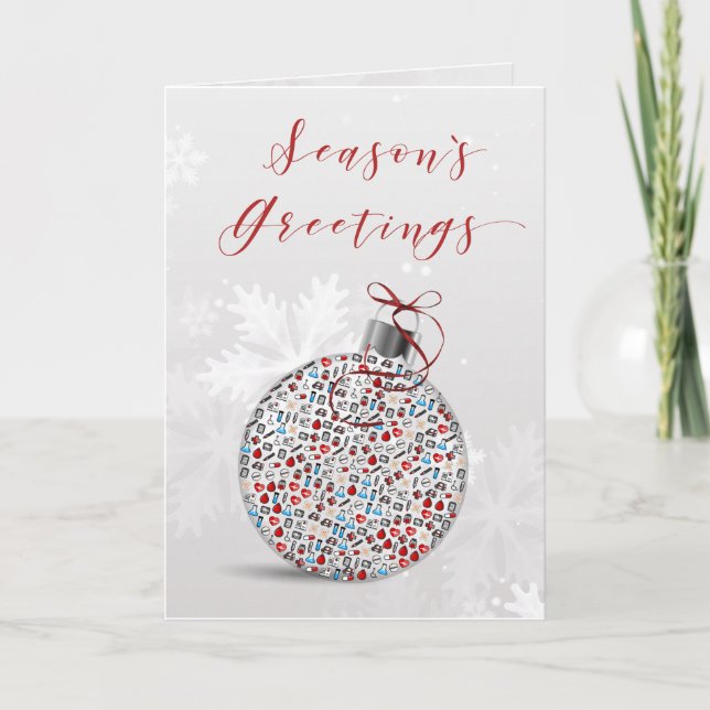 Cartões de natal Médicos Médicos (Frente)