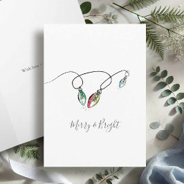 Cartões de Natal Minimalistas Modernos