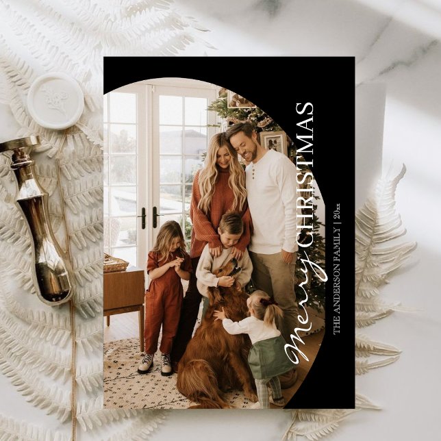 Cartões de Natal modernos 3 Natal da família (Criador carregado)