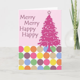 Cartões de natal na moda