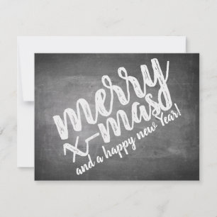 Cartões de natal no Conselho do giz