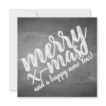 Cartões de natal no Conselho do giz