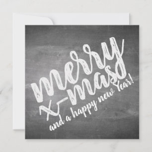 Cartões de natal no Conselho do giz