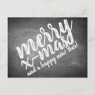 Cartões de natal no Conselho do giz