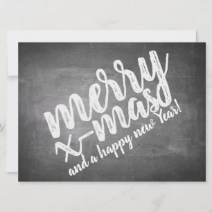 Cartões de natal no Conselho do giz