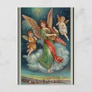 Cartões de natal noruegueses Vintage