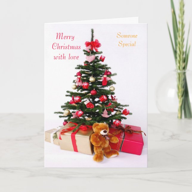 Cartões de Natal para alguém especial (Frente)