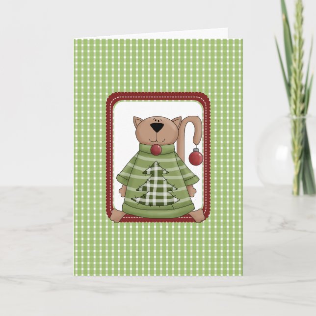 Cartões de Natal para Cat. (Frente)