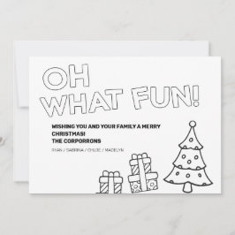 Cartões de Natal para Colorir Fotos de Férias