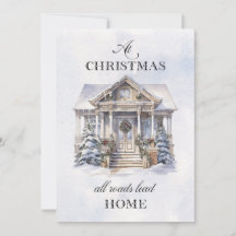 Cartões de natal para Inverno da Aquarela