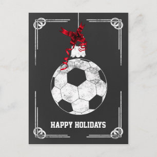 Cartões de Natal para jogador de futebol
