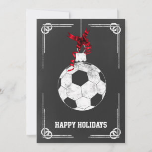 Cartões de Natal para jogador de futebol