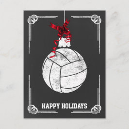 Cartões de Natal para jogadores de vôlei