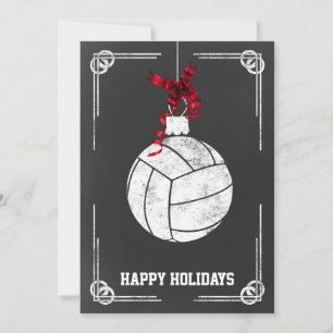 Cartões de Natal para jogadores de vôlei
