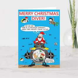 Cartões de Natal para mergulhadores!